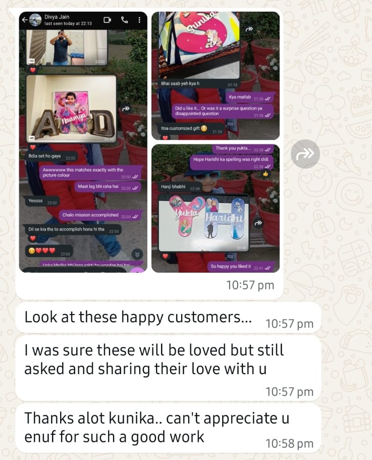 Feedback from Ankita